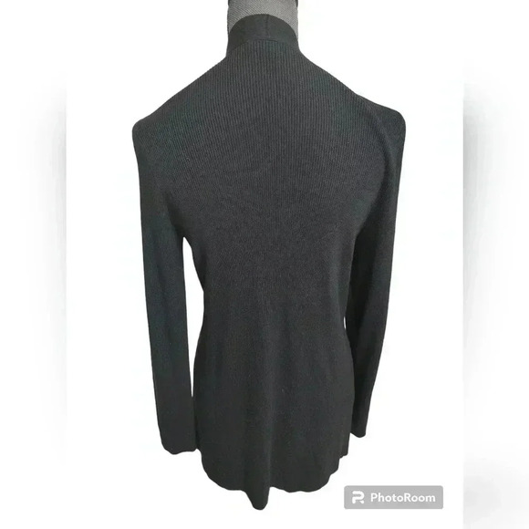 Eileen Fisher Organic Linen Rib Long Cardigan - Picture 2 of 3